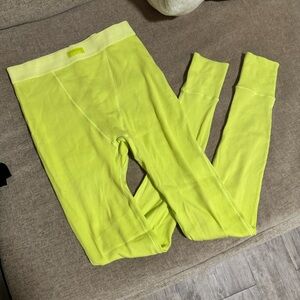 Skims cotton rib legging Neon Green